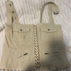 Jaden London ECRU CARGO CORSET